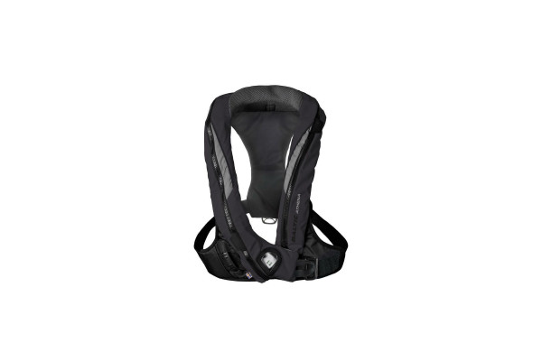 Baltic Athena 165N automatisch reddingsvest met harnas zwart-grijs